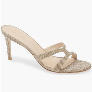 Stuart Weitzman Soirée Shimmer Sandal Size 5